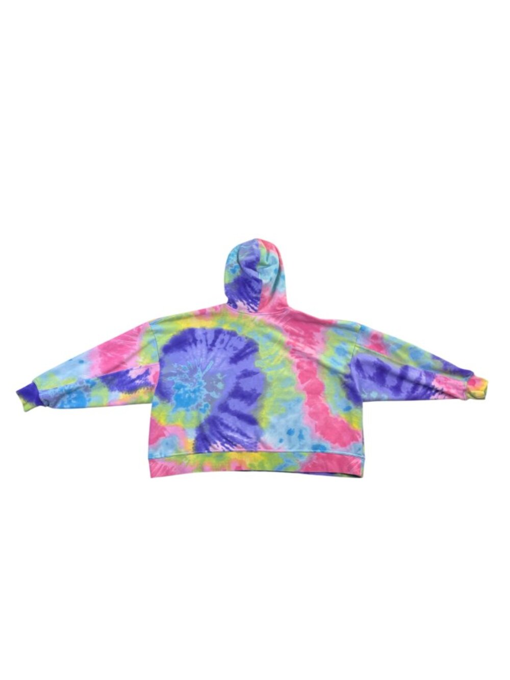 Nike Womens Multicolor Tie Dye Oversized Hoodie With Pockets Size XXL - Picture 3 of 10